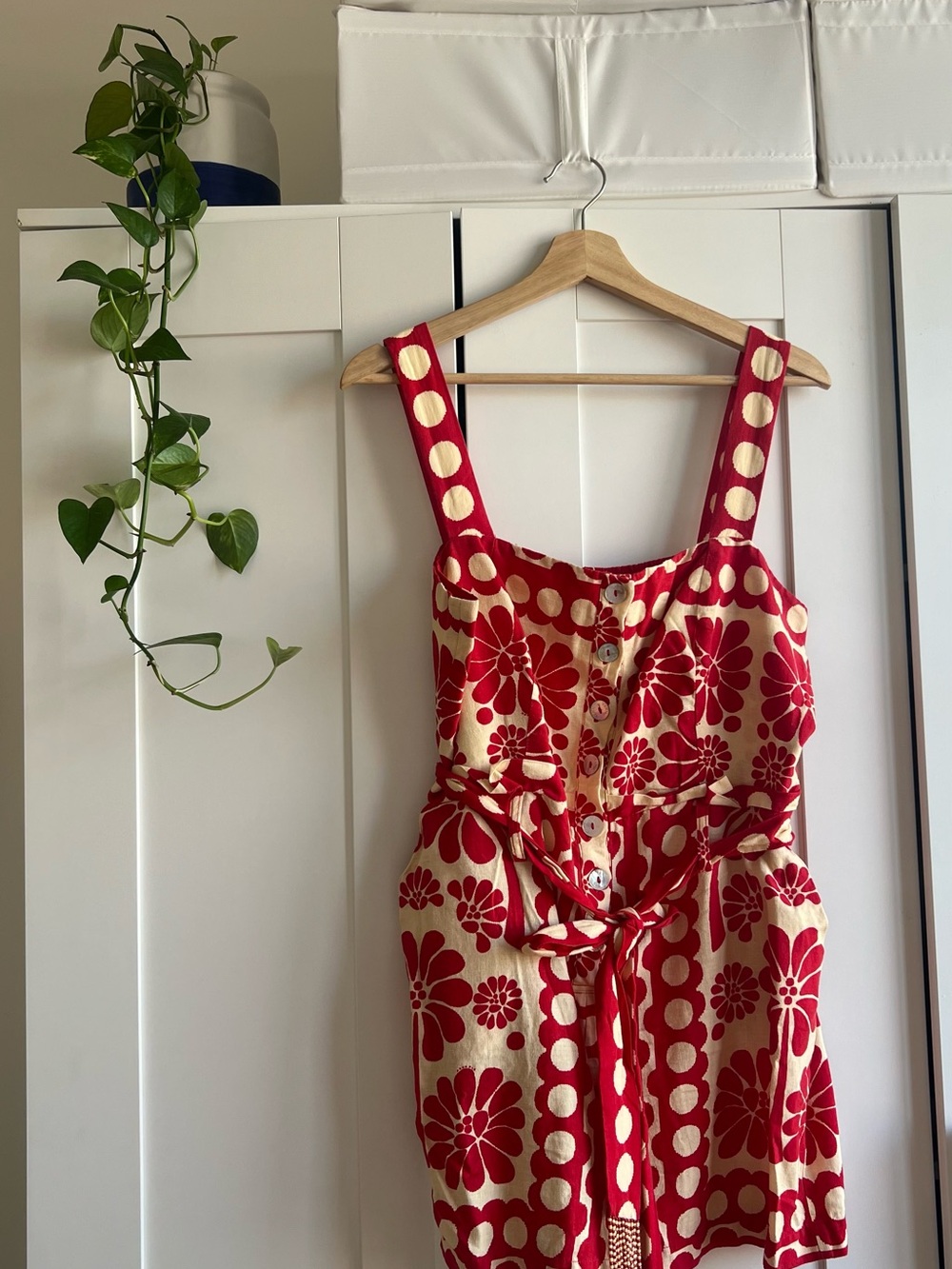 FARM RIO Red Romper Size L - Picture 10 of 10